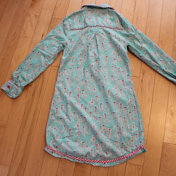 Long sleep flannel nightshirt - Picture 6 of 11